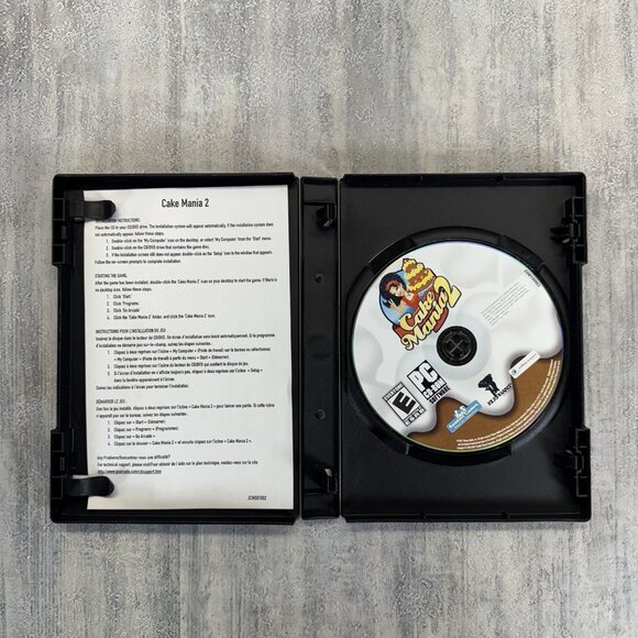 Cake Mania 2 (PC CD-ROM, 2007) Old PC Game Big Case ⭐️ Disc Near Mint - Picture 3 of 4